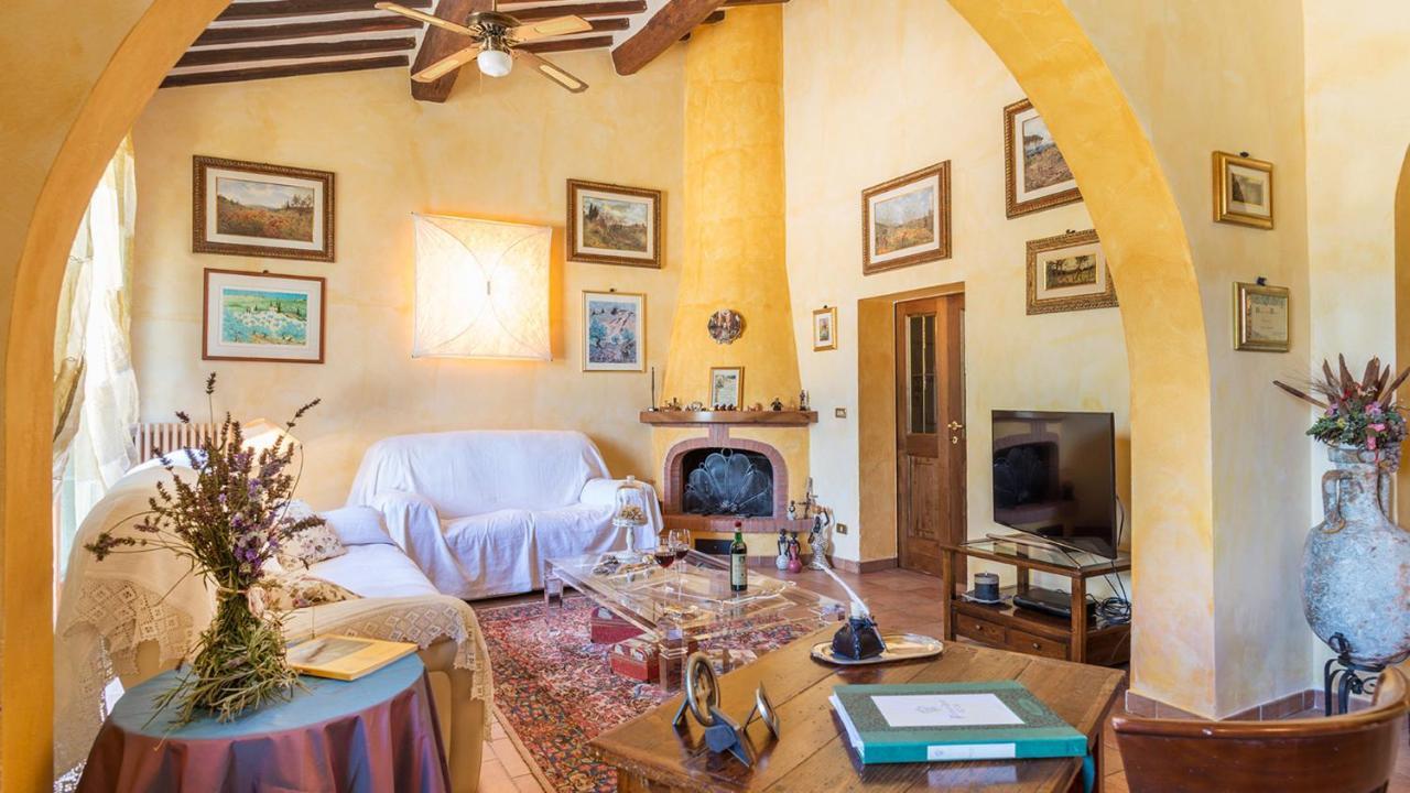 Villa La Casa dell'Artista 6 Asciano Esterno foto